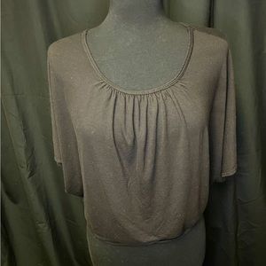 Black Lani Flutter Top